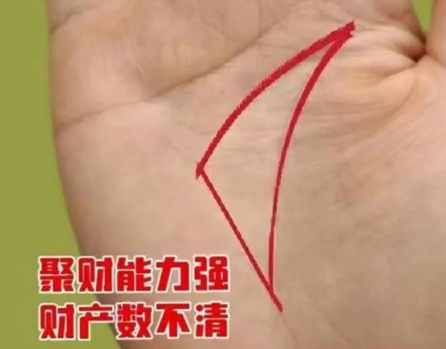 掌心有角什么意思