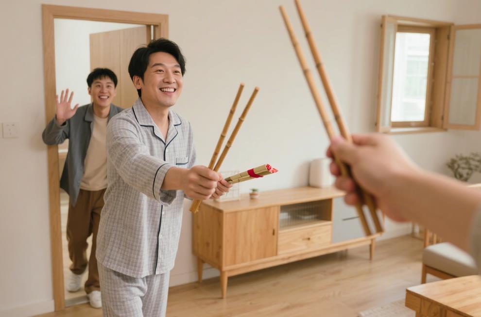 老板送筷子的含义