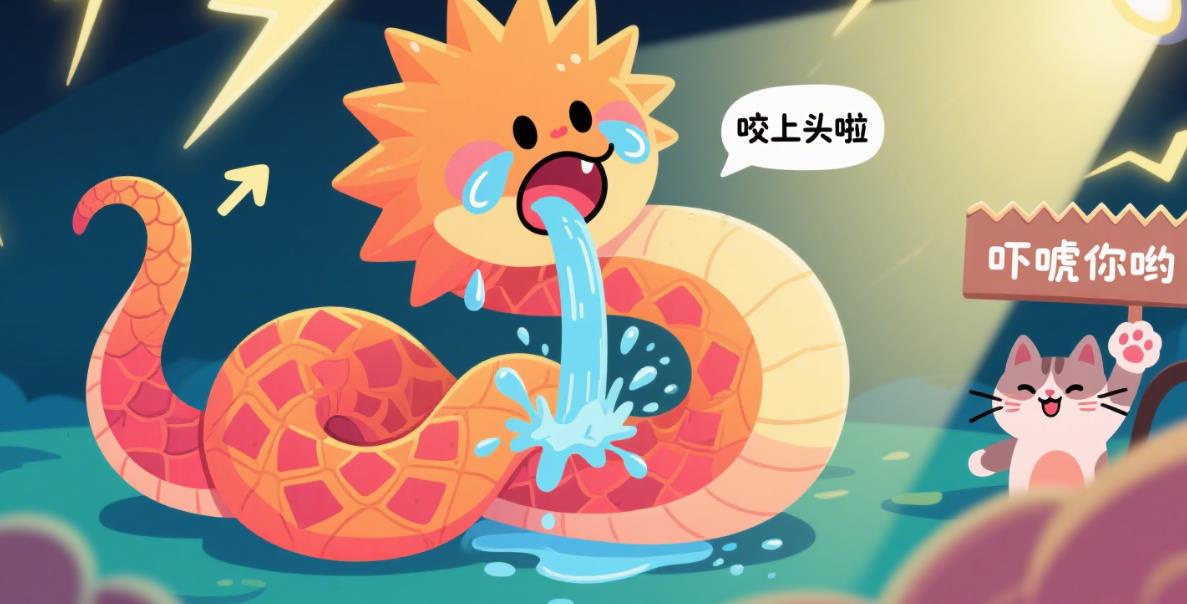蛇自己吞自己是什么原因