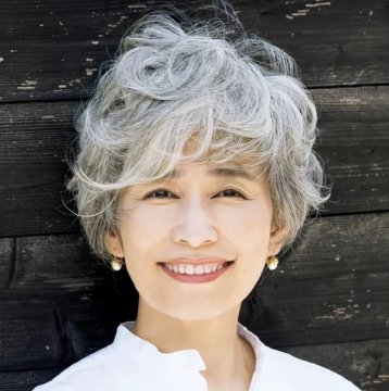 60岁发型100例图片