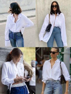 牛仔裤配衬衣怎么搭配好看