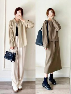 卡其色上衣配什么颜色下装好看