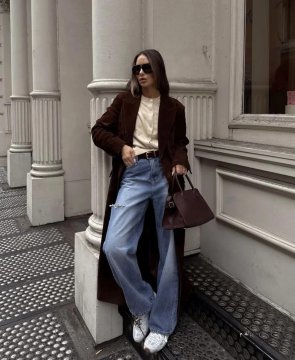 秋冬大衣如何搭配牛仔裤，冬天大衣与牛仔裤有哪些搭配方法