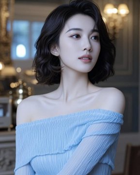 ai生成绝色美人照片